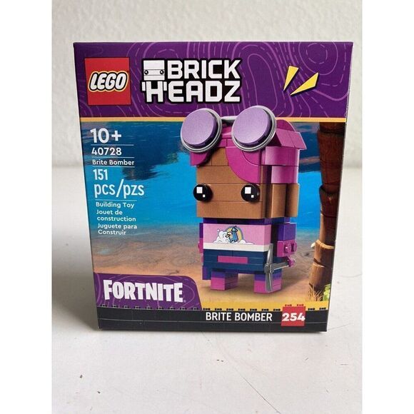 LEGO Other - LEGO 40728 BRICKHEADZ Fortnite Brite Bomber 151 Pieces Building Toy NEW
